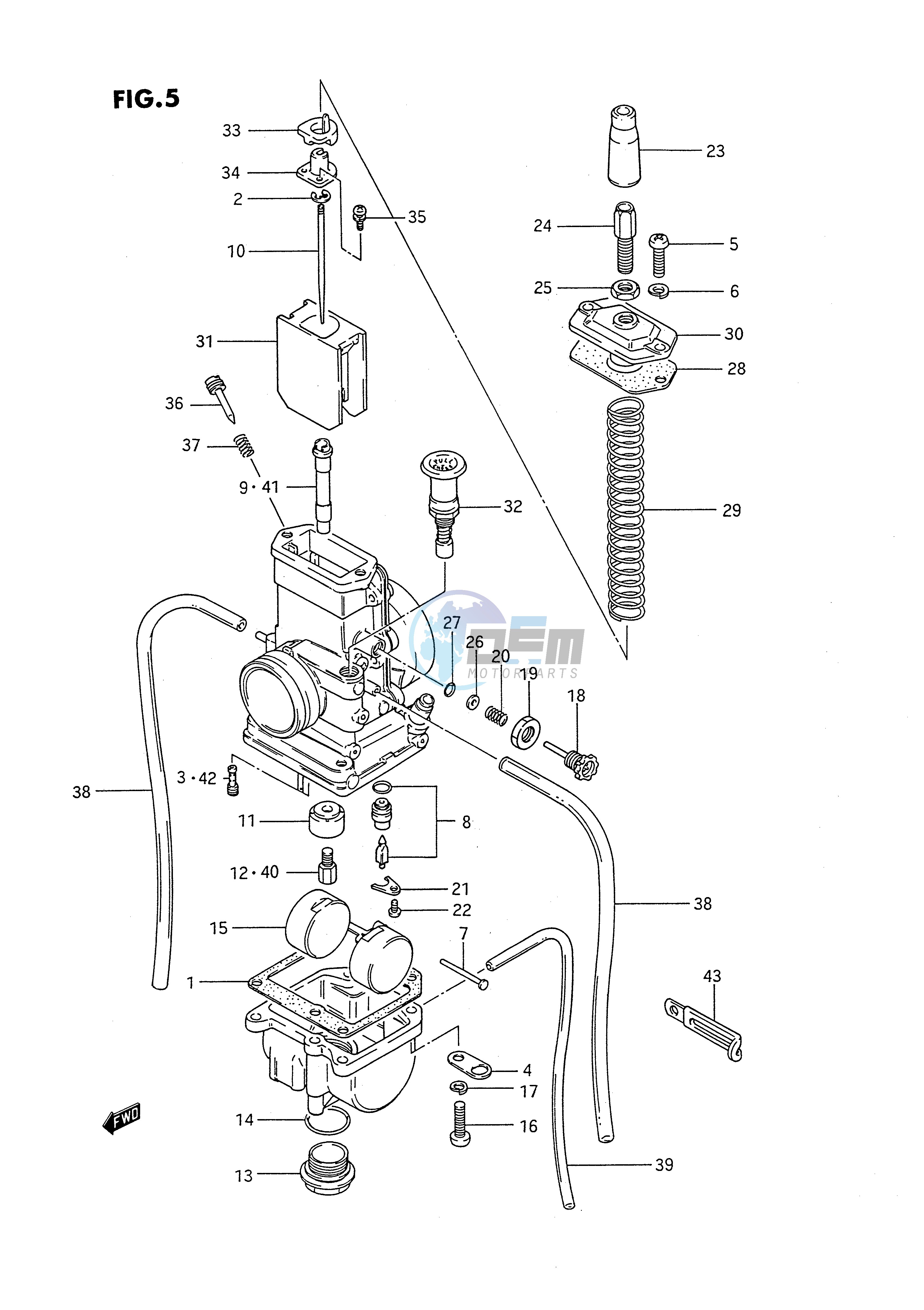 CARBURETOR (MODEL G H)