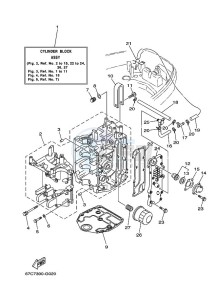 F40BETS drawing CYLINDER--CRANKCASE-1