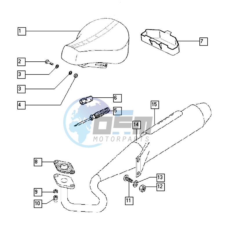 Seat-exhaust