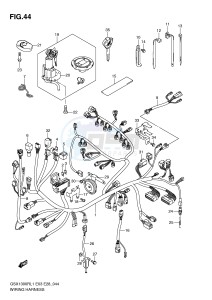 GSX1300R (E3-E28) Hayabusa drawing WIRING HARNESS (GSX1300RL1 E33)