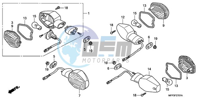 WINKER (CB1300S/CB1300SA)