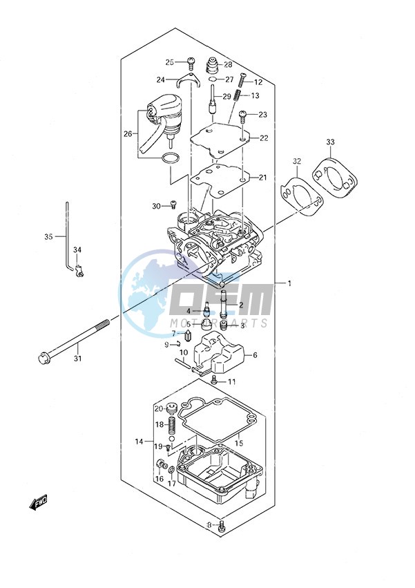 Carburetor w/Remote Control