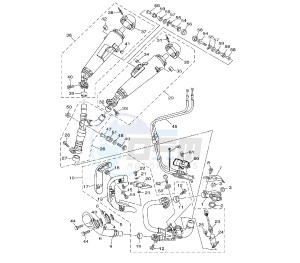 MT-01S 1700 drawing EXHAUST SYSTEM