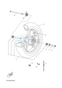 NS50F AEROX 4 (1GB1 1GB1 1GB1) drawing FRONT WHEEL