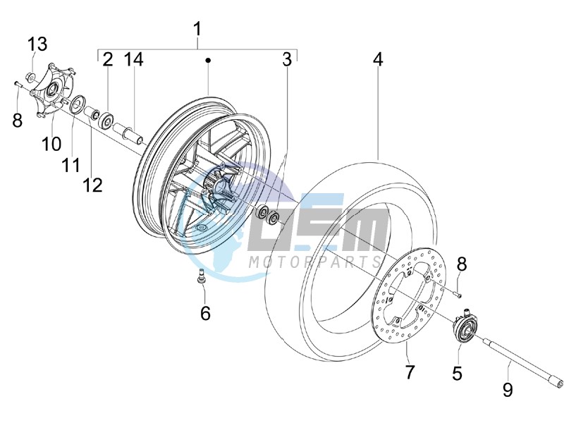 Front wheel