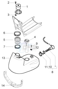 NRG 50 power purejet drawing Fuel Tank