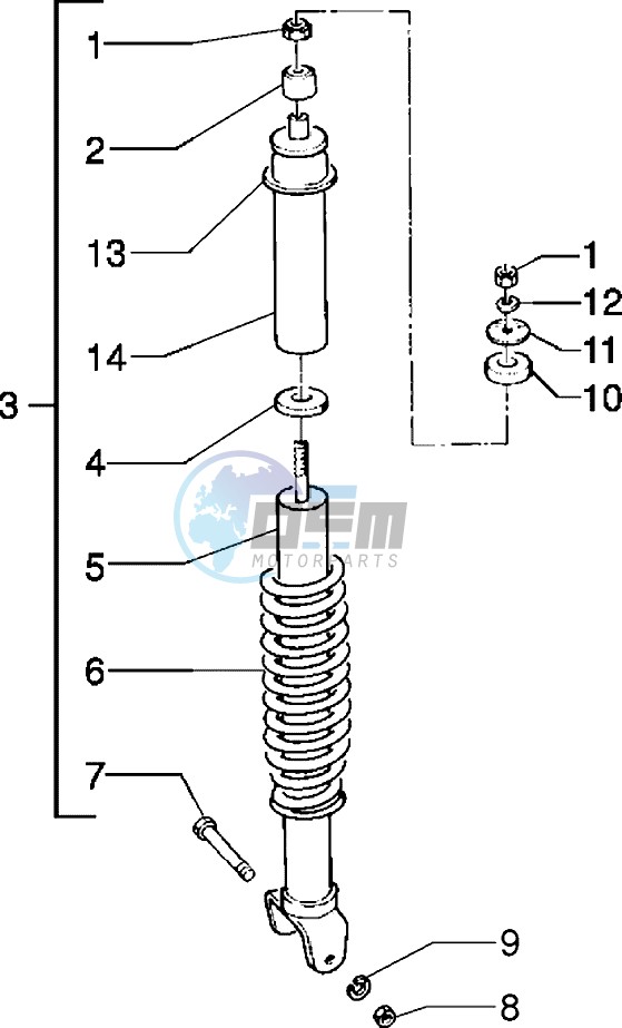 Rear Shock absorber