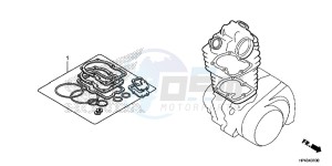 TRX420FED TRX420 Europe Direct - (ED) drawing GASKET KIT A