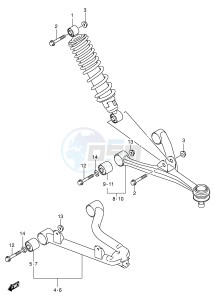 LT-A500F (E3-E28) drawing SUSPENSION ARM