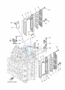 FL200BETX drawing CYLINDER-AND-CRANKCASE-3