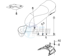 GTS 250 ABS drawing Saddle - Tool roll