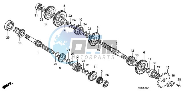 TRANSMISSION (CRF100F)