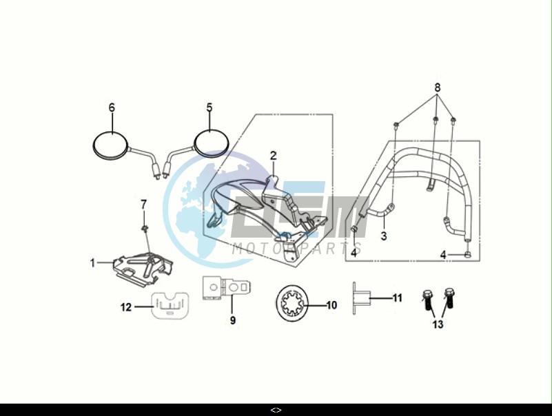 REAR FENDER - REAR CARRIER