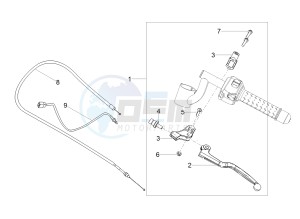 V7 III Racer 750 e4 (EMEA) drawing Clutch control