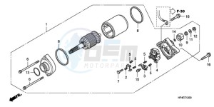 TRX420TM9 Australia - (U / 2WD) drawing STARTING MOTOR