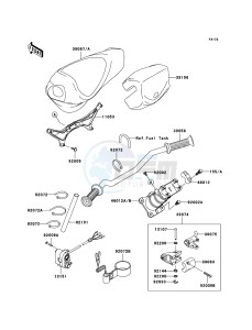 JET SKI STX-15F JT1500-A2 FR drawing Handlebar