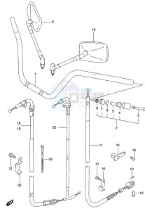 GZ250 (K3) drawing HANDLEBAR