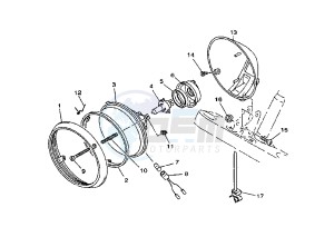 XVS DRAG STAR 1100 drawing HEADLIGHT