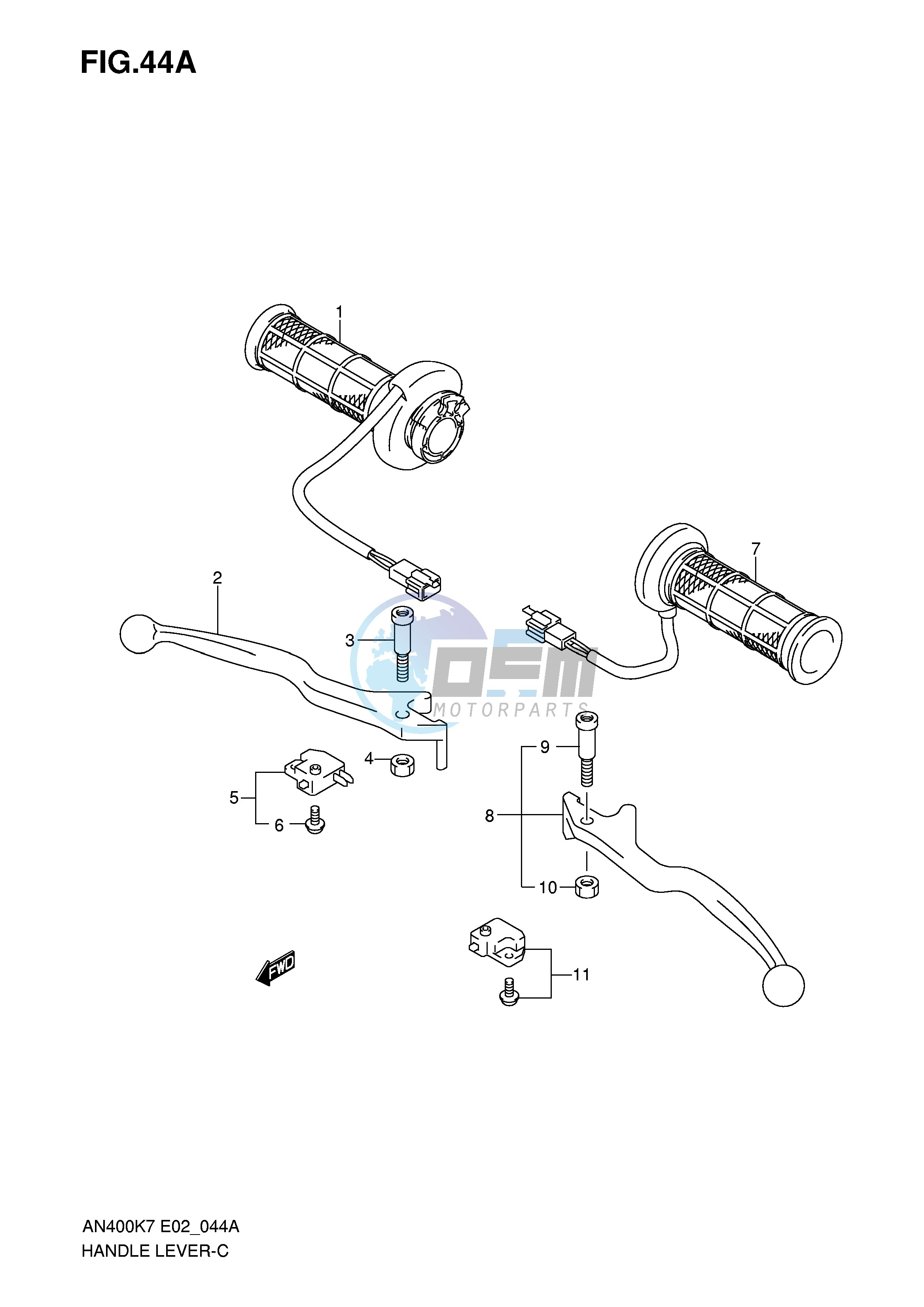 HANDLE LEVER (AN400Z ZA)