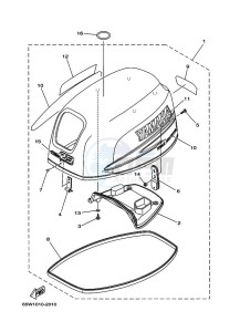 F20AES drawing TOP-COWLING