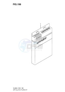 DL 650 V-STROM EU-UK drawing CLUTCH PLATE KIT