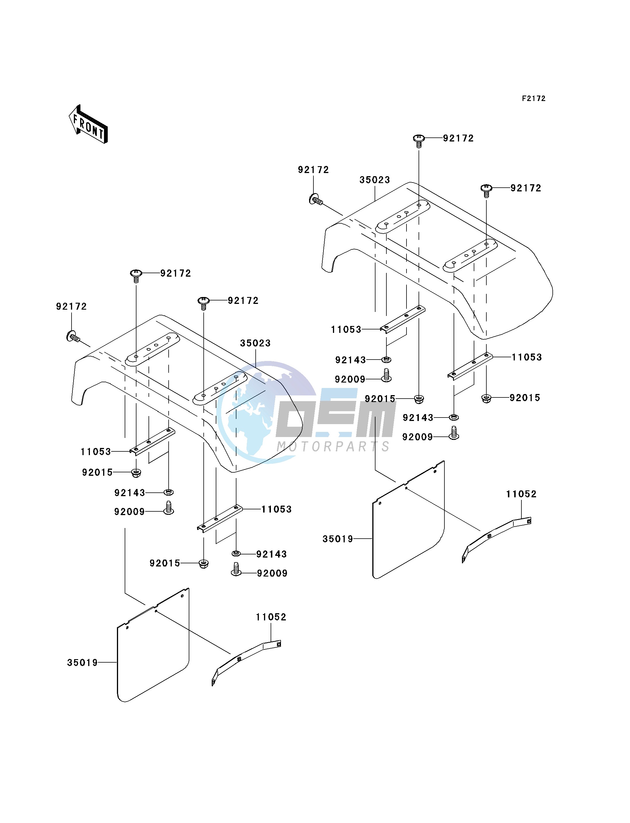 REAR FENDER-- S- -