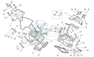 RXV-SXV 450-550 Enduro-Supermotard drawing Cilinder head