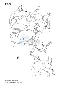 SV1000 (E3-E28) drawing COWLING INSTALLATION PARTS (SV1000S)