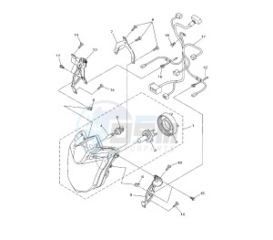 XJ6-S DIVERSION ABS 600 drawing HEADLIGHT