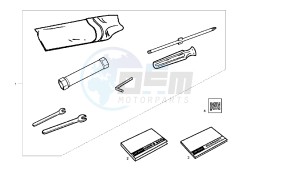 CROSS CITY - 125 CC 4T EU3 drawing ACCESSORIES