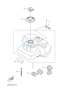 CW50 CW50LN 80 BOOSTER 13" NAKED (1WP6) drawing OIL TANK