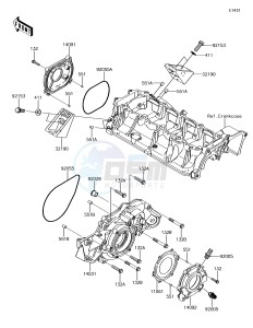 JET SKI ULTRA 310LX JT1500MEF EU drawing Engine Cover(s)