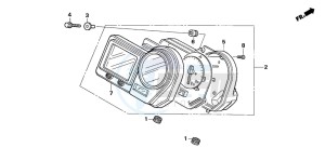 CBR900RR FIRE BLADE drawing METER (CBR900RRY,1/RE1)