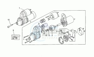 Nevada 350 drawing Starter motor