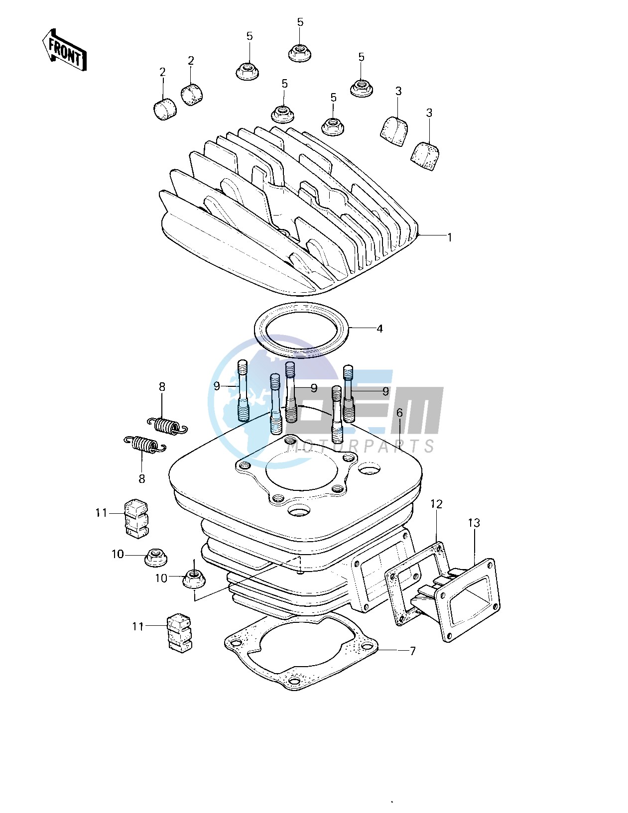 CYLINDER HEAD_CYLINDER_REED VALVE -- 80 A1- -