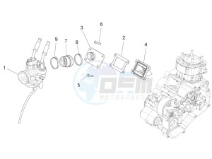 RS4 50 2T (CH, EU, JP) drawing Carburettor