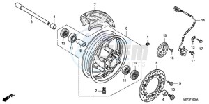 FJS400D9 SI - (SI) drawing FRONT WHEEL