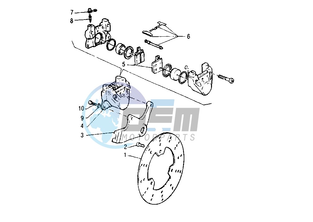 REAR BRAKE CALIPER