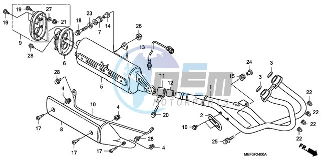 EXHAUST MUFFLER