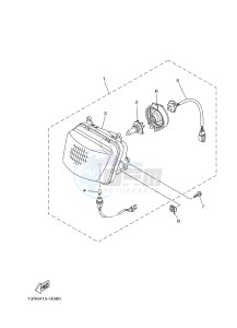 FZ8-S FZ8 FAZER 800 (4P2K 4P2L 4P2M) drawing HEADLIGHT 2