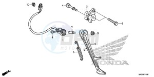 CBR1000RAG CBR1000 - Fireblade ABS Europe Direct - (ED) drawing STAND