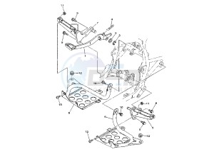 ATV 350 drawing STAND-FOODREST