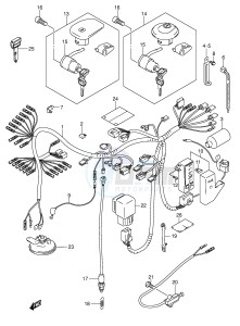 VS800 (E3-E28) INTRUDER drawing WIRING HARNESS (MODEL K5)