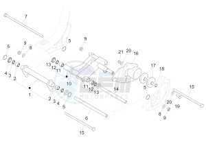 LIBERTY 150 150 IGET 4T 3V E4 IE ABS (EMEA) drawing Swinging arm