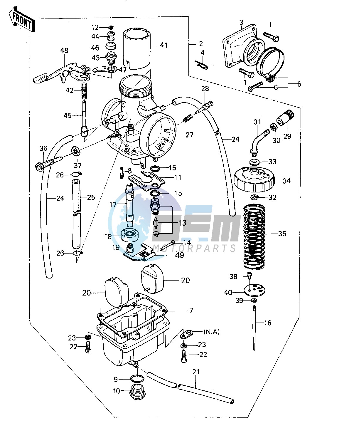 CARBURETOR -- 80 A6- -