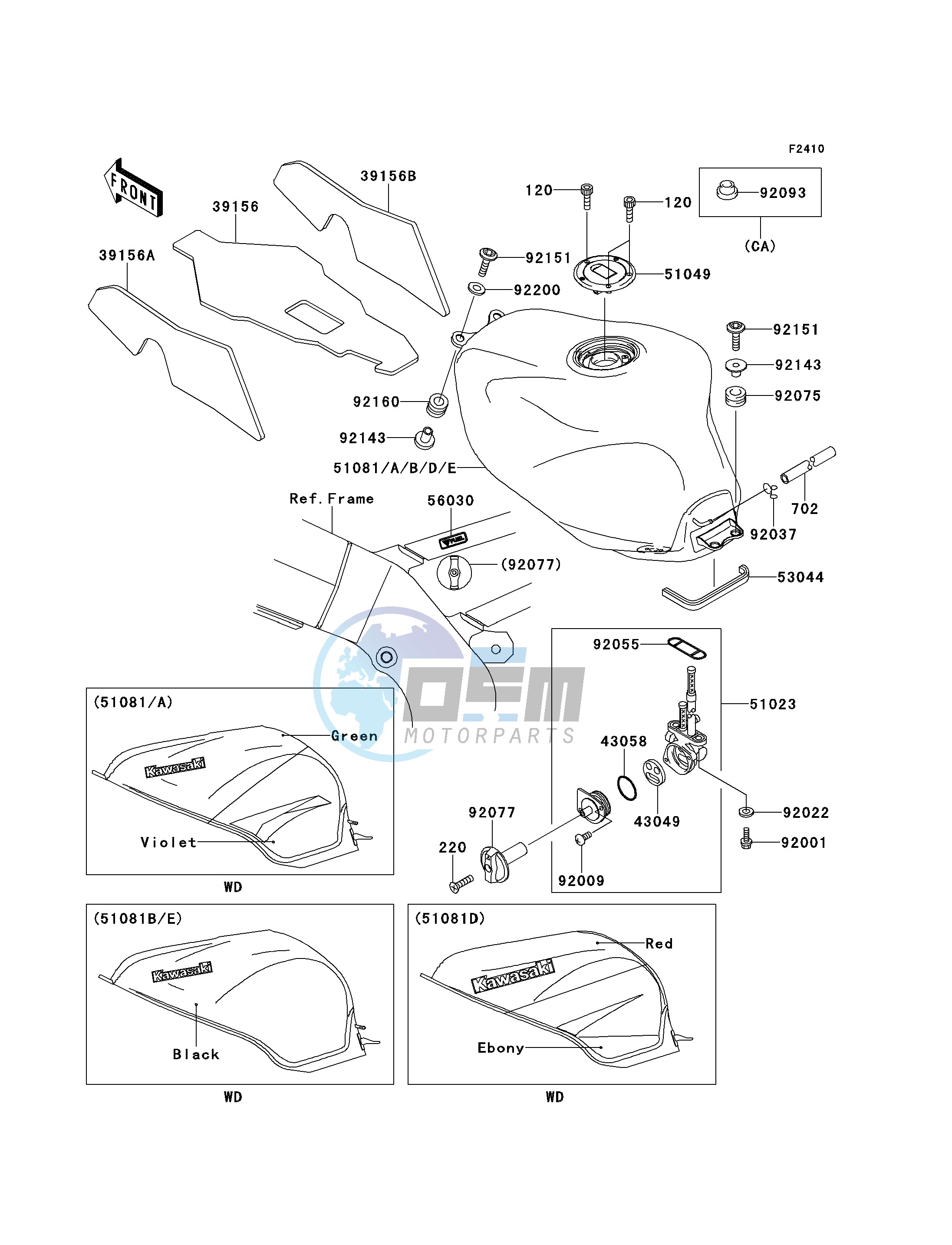 FUEL TANK -- ZX900-E1- -