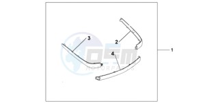 GL18009 E / MKH drawing CHROME TRUNK MOUL