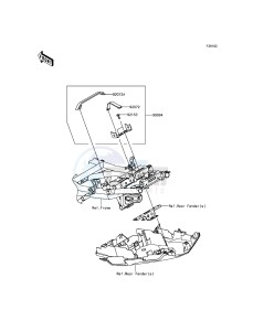 VERSYS_650 KLE650EFF XX (EU ME A(FRICA) drawing Accessory(U-Lock Bracket)