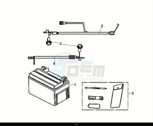 SYMPHONY ST 50 (XL05W1-EU) (E5) (M1) drawing BATTERY - TOOL BOX