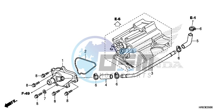 WATER PUMP COVER